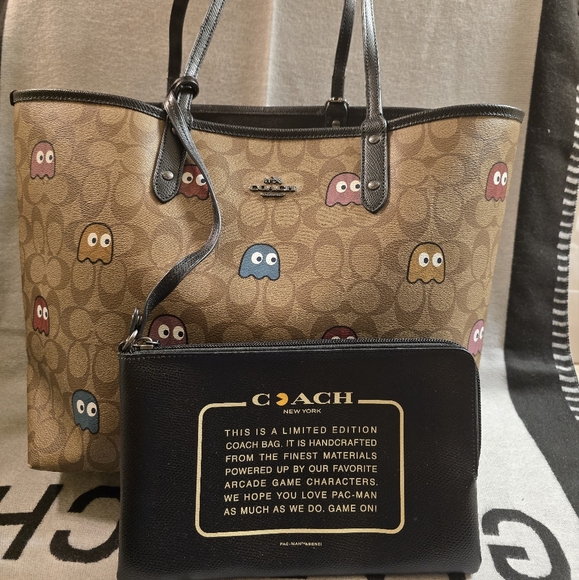 Coach Pacman Reversible Tote Bag - Picture 1 of 13